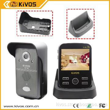 KIVOS Video Door Phone Door Bell Intercom Memory With Rainproof IR Cam